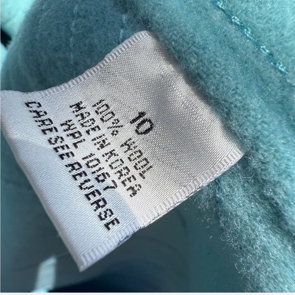 Bloomingdale's Teal Wool Fabric - Picture 5 of 5